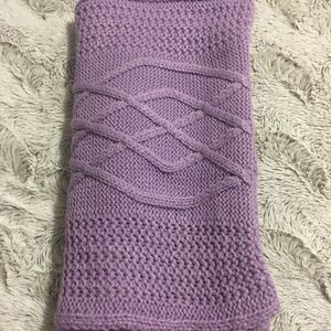 Infinity purple scarf